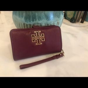 Tory Burch wristlet (Plum) - Price firm